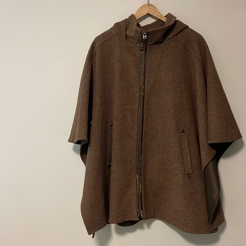 PLENTY Propaganda Wool Hooded Cape